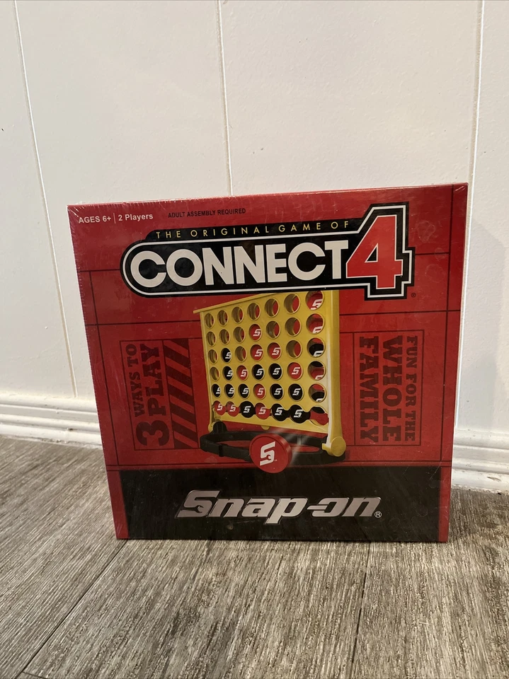 Snap on Tools Edition Hasbro Original Connect 4 Four Game Limited Collectible