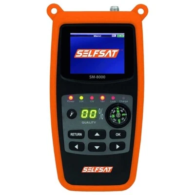 Selfsat SM 8000 Camping Satfinder HD DVB-S/S2 8PSK Appareil de mesure SAT - Photo 1/4