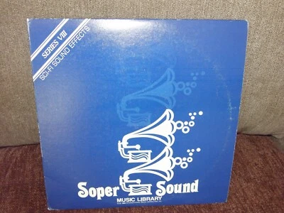 SOPER SOUND MUSIC LIBRARY SCI-FI SOUND EFFECTS SERIES 8 / 1982 DOUBLE LP - Image 1 of 4