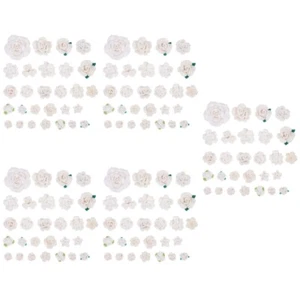 5 Pieces Soft Ceramic Flowers Ornaments Craft Charms Phone Case Accessories - Zdjęcie 1 z 12