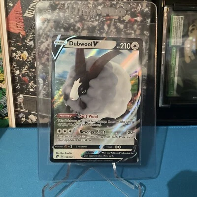 Pokémon TCG Dubwool V Rebel Clash 153/192 Holo Ultra Rare - Image 1 of 2