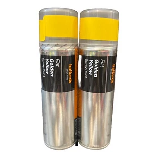 FIAT GOLDGELB SPRÜHLACK 300ML DOSEN HALFORDS x2 - Bild 1 von 3