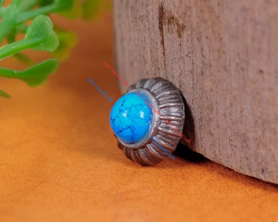 20 remaches de tachuelas rápidas con flores azules turquesa para chaqueta artesanal de cuero jeans artesanales Foto 1 de 4