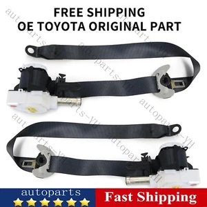 For 2019 2020 2021-2023 Toyota Corolla Front Left & Right Side Seat Belt Black - Foto 1 di 10