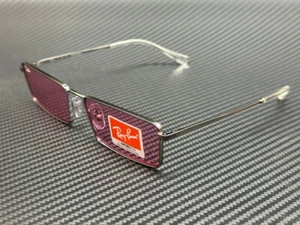 RAY BAN RB3741 004 84 Gunmetal Pink Unisex 59 mm Sunglasses - Picture 1 of 5