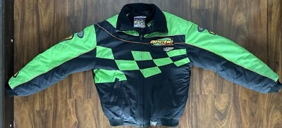 Vintage Arctic Cat Snowmobile Racing Jacket Coat 2 Piece Mens Medium Arcticwear - Image 1 of 4