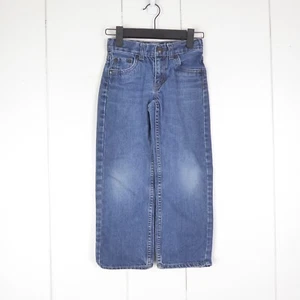 Levis Jeans Youth SZ 7 Reg 6-7YRS 505 Regular Fit Straight Leg Classic Baggy - Picture 1 of 7