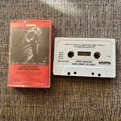 Barry Manilow Here Comes The Night ~ Cassette ~ Arista 1982 - Image 1 of 3