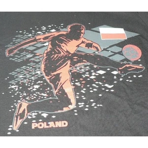 Gen2 Kids National Soccer Apparel Poland Black/Red Grey Size 8 - Picture 1 of 4