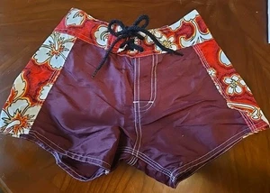 Vintage Hawaiian Boys Swimsuit Trunks Size 4 - Picture 1 of 7