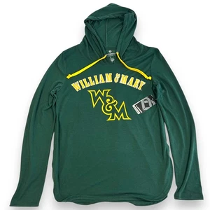 William & Mary Womens S Hoodie Tribe Colosseum Poly/Rayon Green NWT - Picture 1 of 9