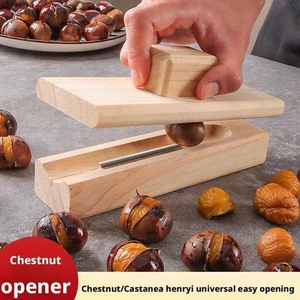 Kastanienschärfer Holz Kastanienöffner Nussknacker Schäler) - Bild 1 von 22