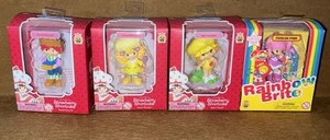 CheeBee NIB STRAWBERRY SHORTCAKE 3- MINI FIGURES & 1- Rainbow Brite Pink - Picture 1 of 10