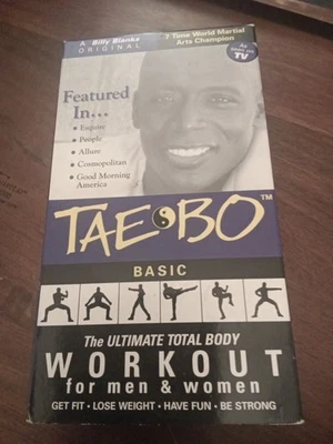 Tae-Bo Workout: Basic (VHS, 1998) Billy Blanks - Image 1 of 3
