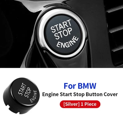 Matte Engine Start Stop Button Switch Cover Trim For Bmw F20 F23 F30 F32 F10 F48 - Image 1 of 4
