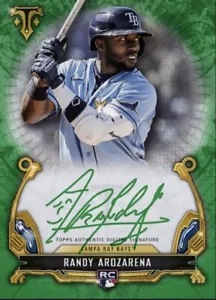 2020 Topps Triple Threads RC Auto Rookie Green Signature RANDY AROZARENA Digital - Picture 1 of 1
