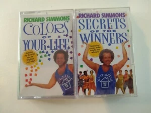 Richard Simmons Colors of Your Life, Secrets Of The Winners Health Cassettes - Picture 1 of 3