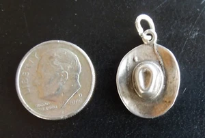 Cowboy Hat Charm/Pendant, Sterling? - Picture 1 of 4