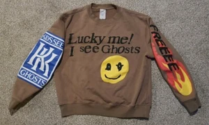 Lucky Me I See Ghosts Sweatshirt By Kanye West (Ye) Boys Large - Picture 1 of 5