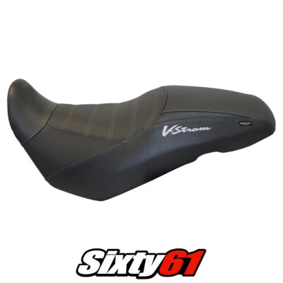 Cubierta de asiento negra Suzuki VStrom 650 2017-2021 2022 2023 2024 Tappezzeria Comfort Foto 1 de 4