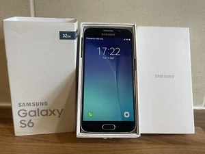 Samsung Galaxy S6 SM-G920F - 32GB - Black Sapphire (Unlocked) Smartphone - Afbeelding 1 van 12