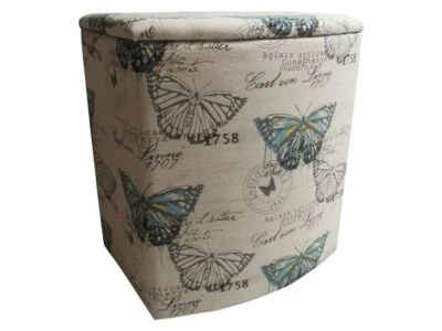 Wäschebehälter Wäschekorb Wäschebox Wäschesammler Wäschetonne Butterfly klein  - Bild 1 von 2