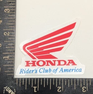 Honda Motorrad Bike Rider's Club of America Logo Aufkleber / Decal - Bild 1 von 2