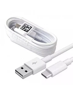For Samsung Type C USB Fast Charging Data Sync Cable Lead Wire White - Picture 1 of 6