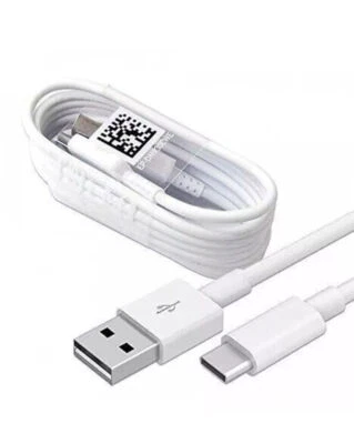Cable de sincronización de datos de carga USB tipo C para Samsung cable blanco, 1 metro Foto 1 de 4