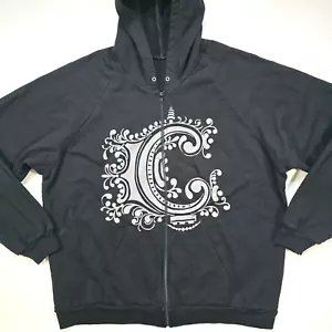 CHIODOS BONE PALACE BALLET HOODIE 2XL FULL ZIP DOUBLE SIDED 2007 METAL HARDCORE - Picture 1 of 9