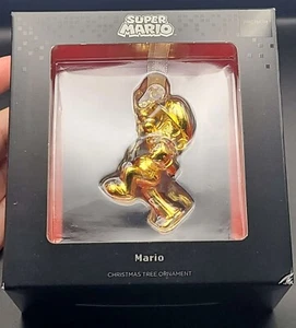 Hallmark SDCC 2021 Exclusive Nintendo Gold Super Mario Popminded Ornament LESEN - Bild 1 von 6