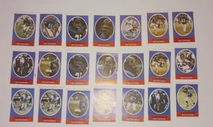 Lote de 21 estampillas de fútbol americano Sunoco NFL 1972 del equipo de los Gigantes de Nueva York - Imagen 1 de 10