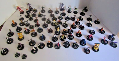 HUGE Heroclix Lot 79 Figures DC Marvel Comics Iron Maiden - Image 1 of 4
