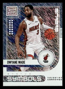 Tarjeta de símbolos de estado Dwyane Wade 2019 #15 Miami Heat - Imagen 1 de 2