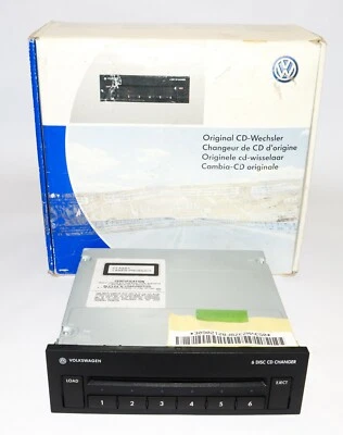 Cambiador de CD original Volkswagen Golf 2006-2007 Jetta 1k0035110b 1k0057110b - Imagen 1 de 4
