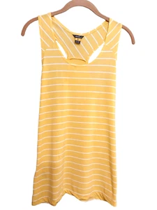 Eddie Bauer Damen Tank Top zitronengelb gestreift sportlich Racerback Gr. S - Bild 1 von 6