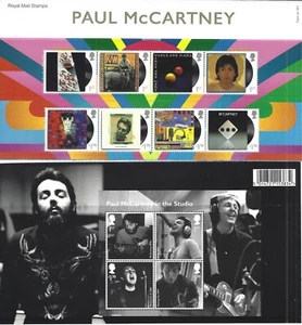 2021 QE2 ROYAL MAIL COMMEMORATIVE STAMP PRESENTATION PACK NO 601 PAUL McCARTNEY - Picture 1 of 3