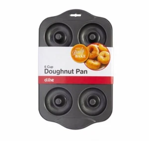 100% Genuine! D.LINE Daily Bake 6 Cup Non-stick Doughnut Donut Pan! RRP $27.95! - Picture 1 of 4