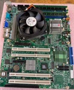 Placa madre de servidor SuperMicro PDSME+ Rev 1.01 LGA 775 CPU 2,4 GHz 2 GB de RAM - Imagen 1 de 16