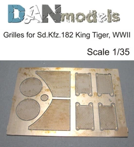 DANmodels DM 35519 Grilles 1/35 for King Tiger, WWII, 1/35 - Picture 1 of 1