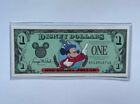 1997 $1 Disney Dollar Mickey Mouse Sorcerer Note 25th