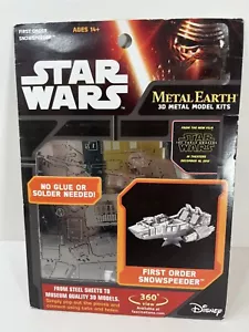 Kit Modelo de Metal Tierra Star Wars Primera Orden Velocidad de Nieve 3D de Metal - Imagen 1 de 8