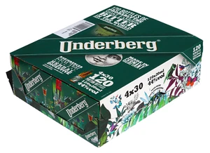4 x 30 = 120 Flaschen Underberg Kräuterlikör 44% Vol. 0,02 l im Karton