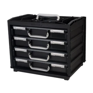 Raaco 137225 Handybox 55 x 4 - Noir/Argent - Picture 1 of 1