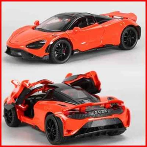 1:32 McLaren 765LT Sport Diecast Car Model Sound Light Ornaments Kids Toy Gift - Picture 1 of 26