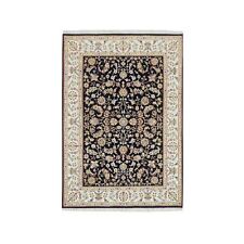 4'8"x6'9" Midnight Blue Nain Design 250 KPSI Hand Knotted 100% Wool  Rug R65408
