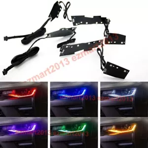RGBW DRL LED Boards for Chevrolet Camaro ZL1 2017-2023 headlight Bluetooth APP - Picture 1 of 20