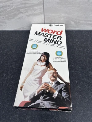 Word Mastermind Board Game Invicta Strategy Logic Code Breaking 1975 VINTAGE - Image 1 of 4