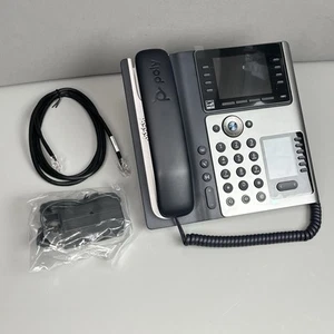 Poly Edge E450 VoIP Phone (2201-87030-001) Open Box - NO Original Box - Picture 1 of 17