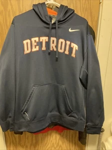 Felpa con cappuccio Nike Detroit Tigers pull over Therma Fit taglia L - Foto 1 di 6
